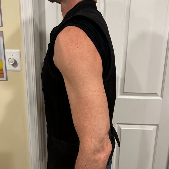 Tripp NYC Black Marching Band Vest Goth Punk - Picture 3 of 5